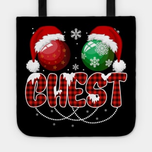 Funny Chest Nuts Couples Christmas Chestnuts Tote