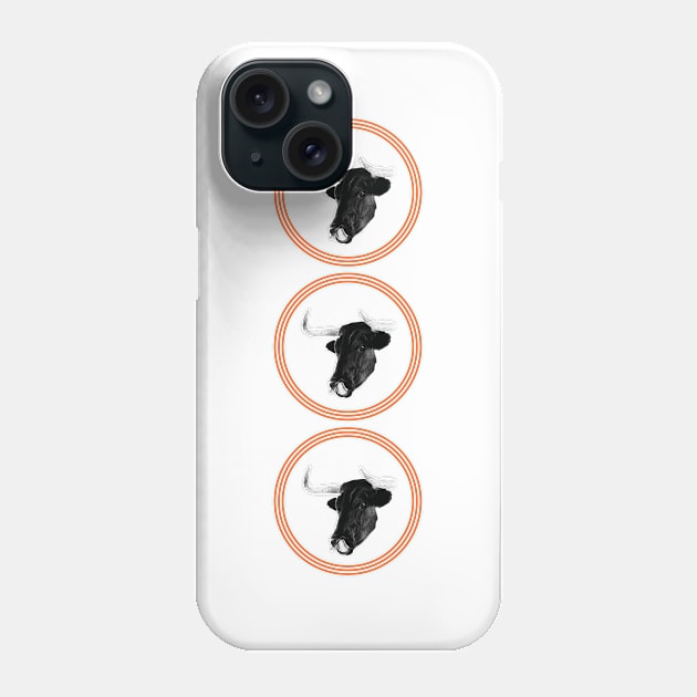 Triple Lucky Taurus Phone Case by HERMETICSUPPLY