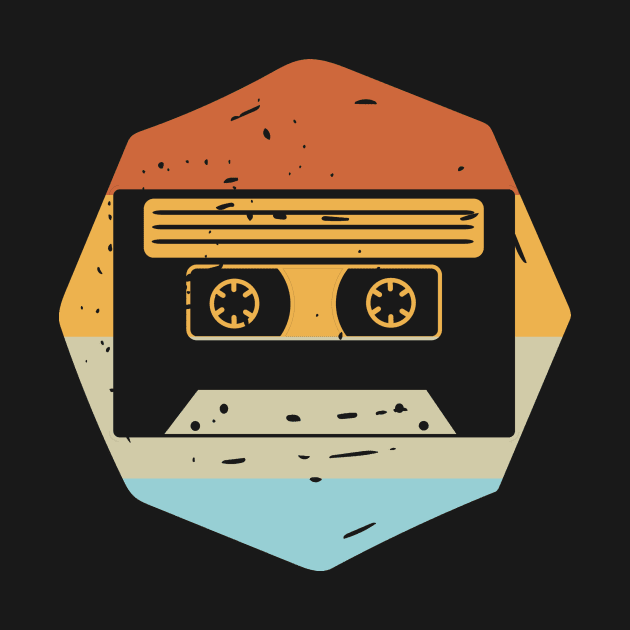 Vintage Cassette Shirt | Retro Gift by Gawkclothing