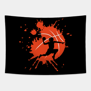 Girl basketball Tapestry