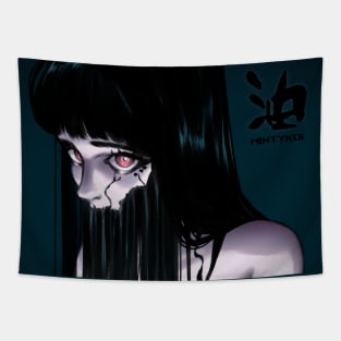 Oil Girl Tapestry