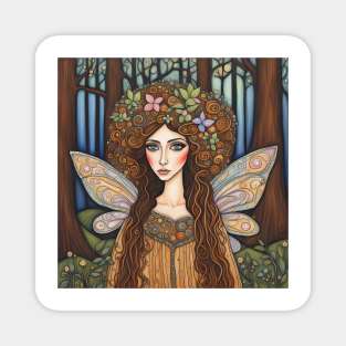 Cher as a fairy in the woods Magnet