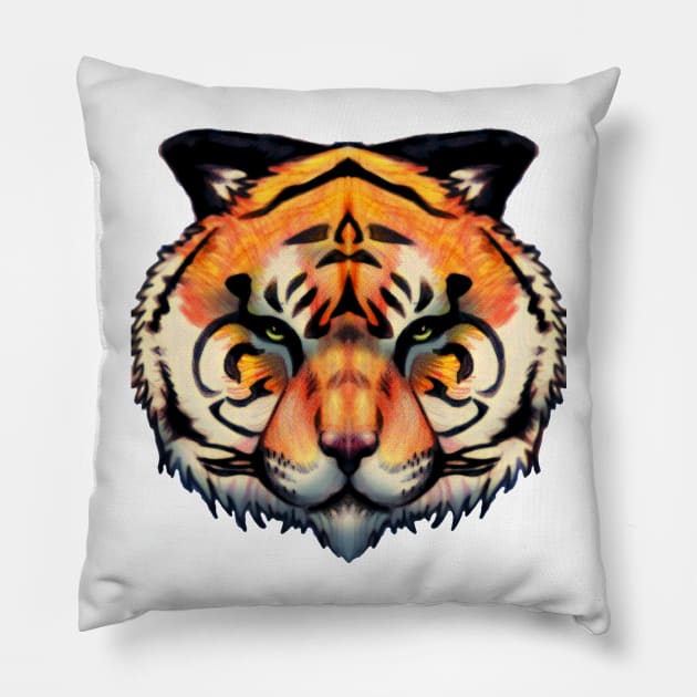 Tiger - Clothing Design Pillow by frooglekade