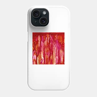 Crimson Cascade Phone Case