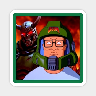 Hank Hill in Doom Magnet