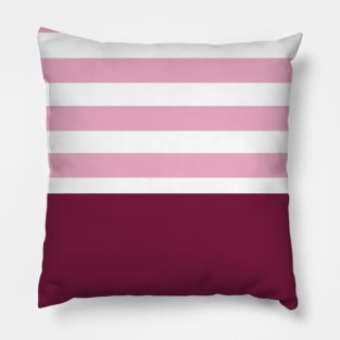 Pink stripes Pillow