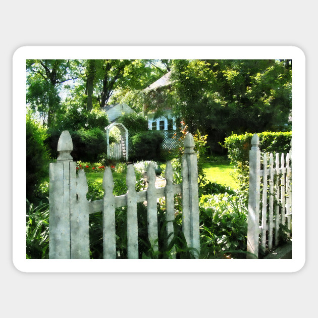 Garden Gate Gate Sticker Teepublic