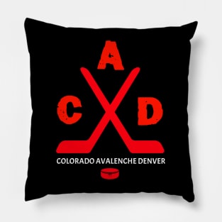 Colorado avalenche danver Pillow