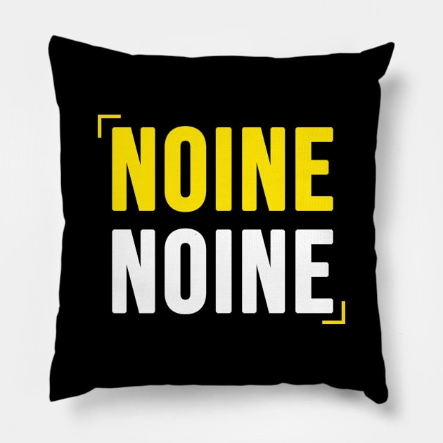 NOINE NOINE Pillow by Printnation