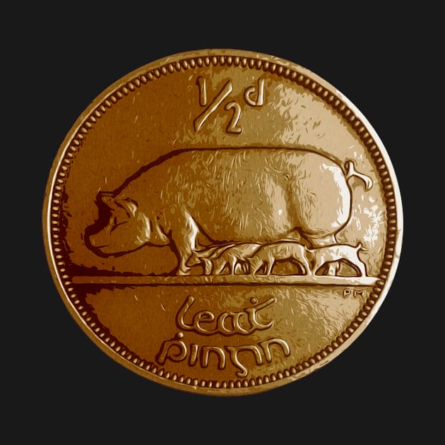 Lucky Irish Halfpenny by Peadro