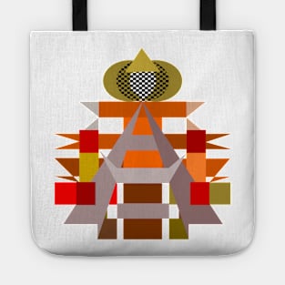 Contemporary geometric architecture Tote