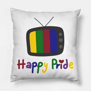 Happy pride on TV Pillow