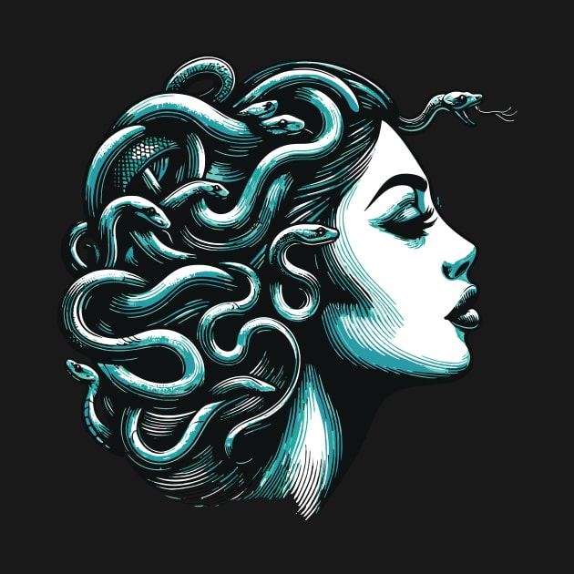 Beautiful Medusa by YEBYEMYETOZEN