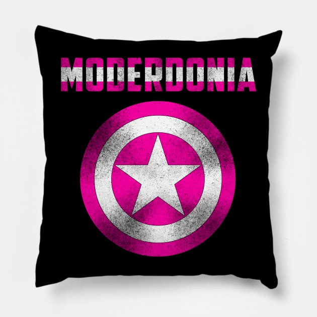 Moderdonia Escudo Pillow by Andriu