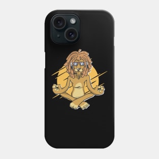 Lion Yoga Phone Case