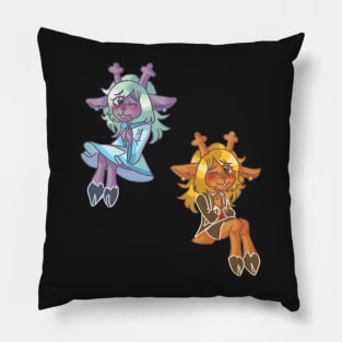 Noelle Deltarune dark world y light world Stickers y Pins!!! Pillow