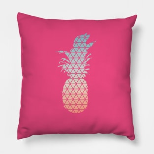 Geometric Pineapple Sunset Pillow