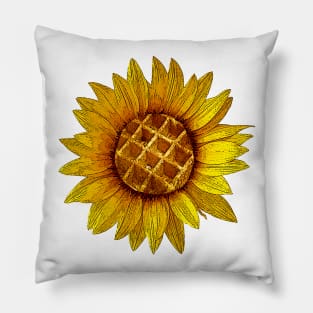 Girasol gofre Pillow