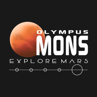 Olympus Mons Explore Mars T-Shirt