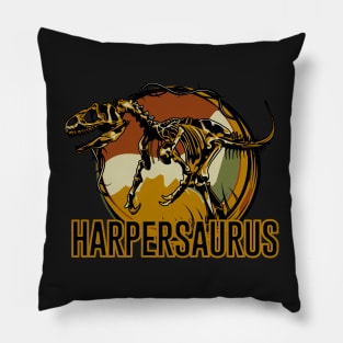 Harperosaurus Harper Dinosaur T-Rex Pillow