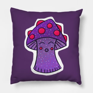 Cute Happy Sleepy Mushroom Pillow