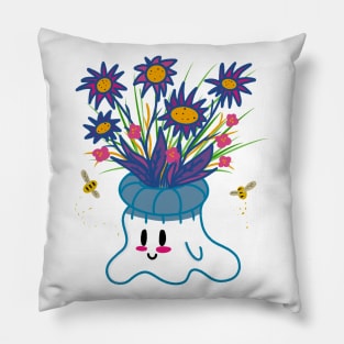 Little Ghost Garden Pillow