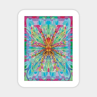 Trippy Tarantula Art Magnet