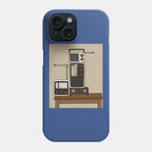 Old Colorful Stylish Retro Music Radios Phone Case