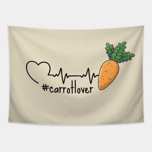 Carrot In A HeartBeat Tapestry