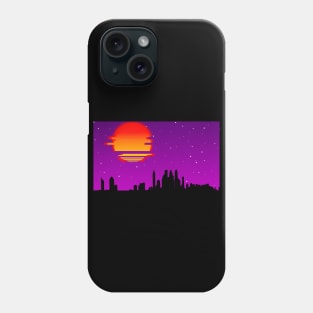 Synthwave Retro City Phone Case