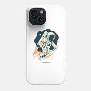 Astronaut in space Phone Case