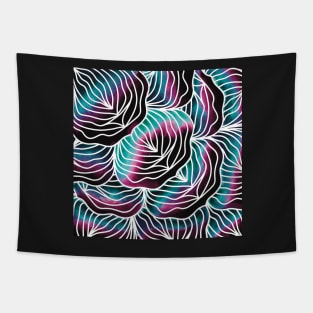 Leafy Cosmics Tapestry