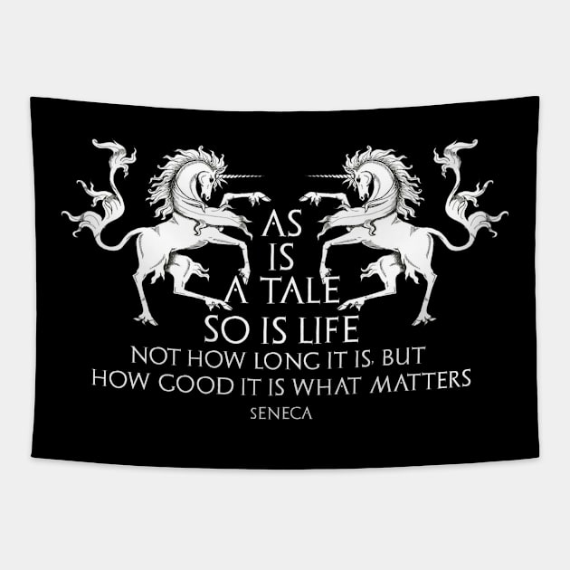 Seneca quote Tapestry by emma17