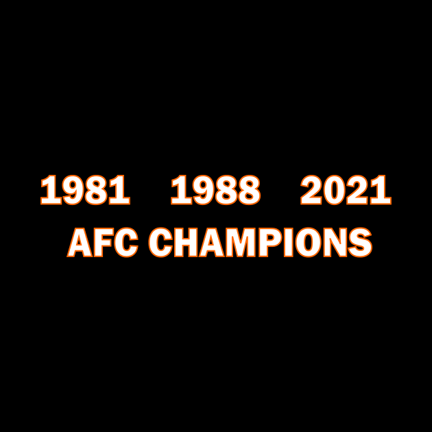 Cincinnati Bengals AFC Champs by Retro Sports