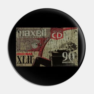 MAXELL HIGHT BIAS 90S -VINTAGE RETRO STYLE Pin