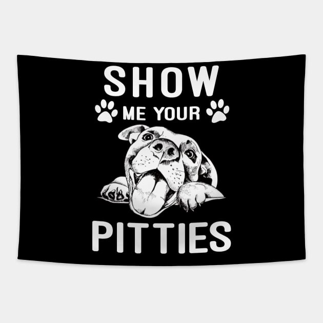 Show me your pitties pitbull Tapestry by Frogx