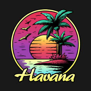 Havana summer sunset Sun T-Shirt