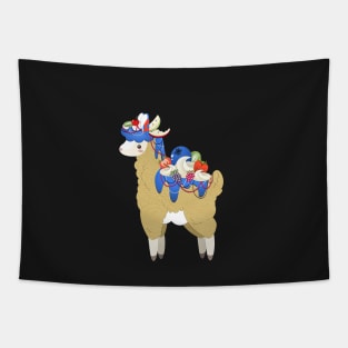 Fruit Tart Llama Tapestry