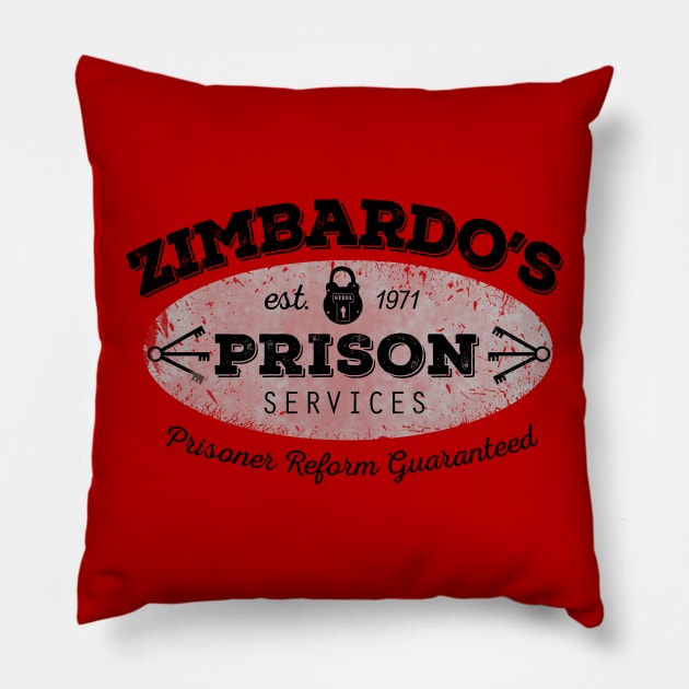 Zimbardo's Prison Services Pillow by Siegeworks