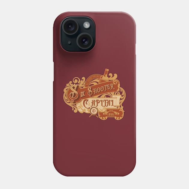 El Paso, Texas Six Shooter Capital Phone Case by Urban Gypsy Designs