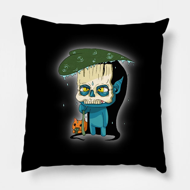 Rainy day Pillow by Nogh.art