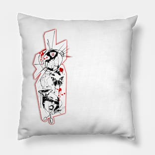 Art collage Pillow