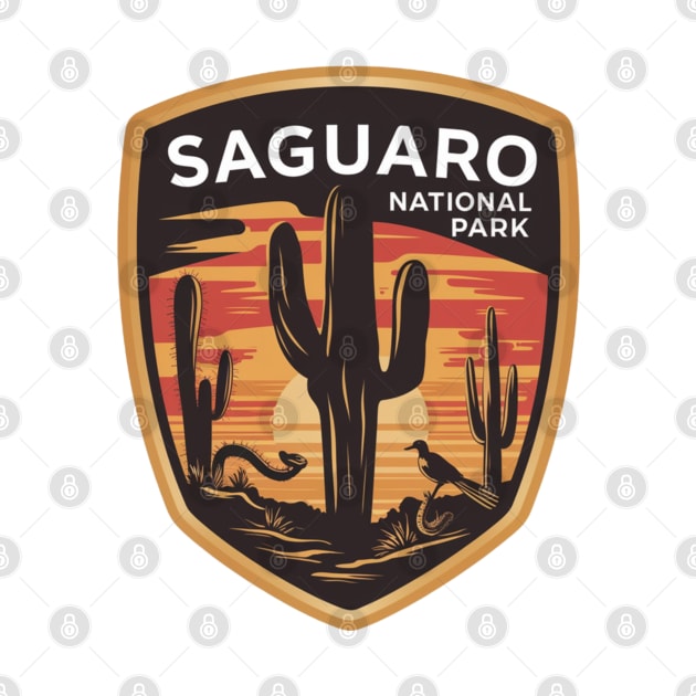 Saguaro National Park Emblem by Perspektiva