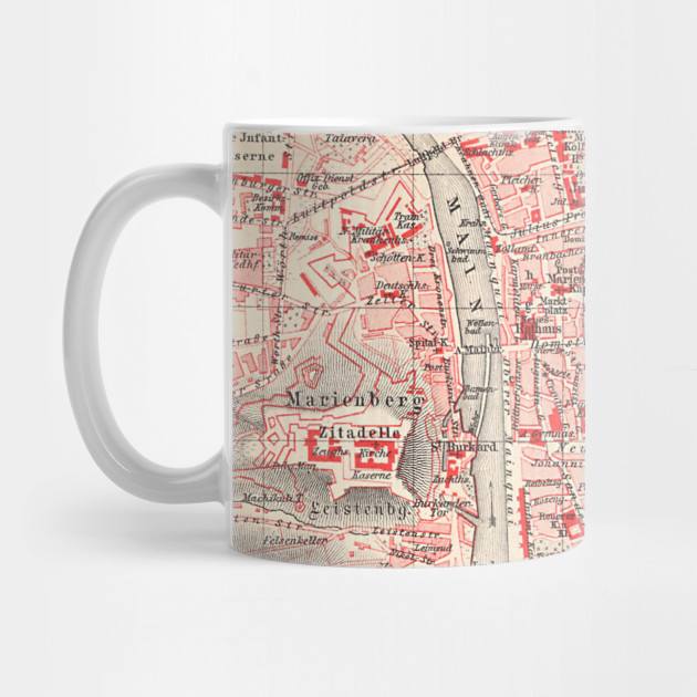 Vintage Map of Wurzburg Germany (1905) - Wurzburg Germany ...