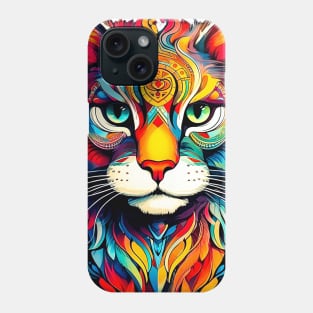 Impressionist Palette: Colorful Cat Phone Case