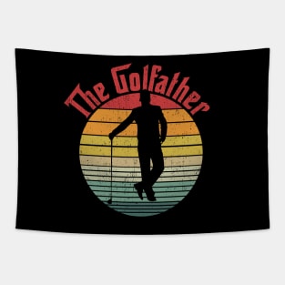 THE GOLFATHER - Creative Gift Idea for Golf Players, Fathers day Mafia Movie Parody gift Tapestry