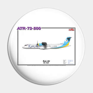 Avions de Transport Régional 72-500 - Kan Air (Art Print) Pin