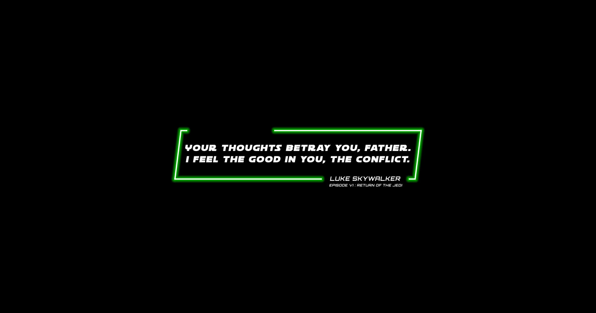 EP6 - LSW - Conflict - Quote - Ep6 Lsw Quote - Sticker | TeePublic