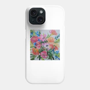 Summer Splash Watercolor Painting Phone Case