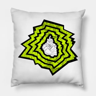 urban city the cdmx in danger zone ecopop art wave Pillow